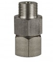 Straight Swivel Stainless Steel 3/8" M x 3/8" F