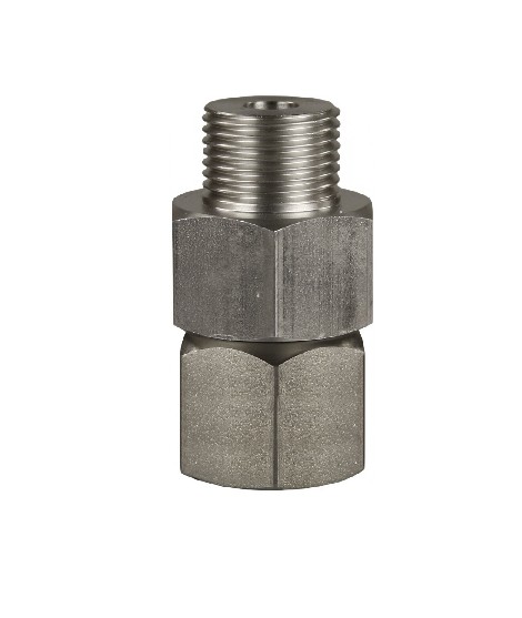 Straight Swivel Stainless Steel 3/8" M x 3/8" F